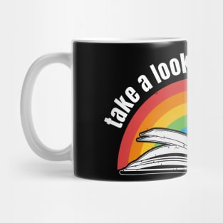 take a look, it's in a book reading rainbow Mug